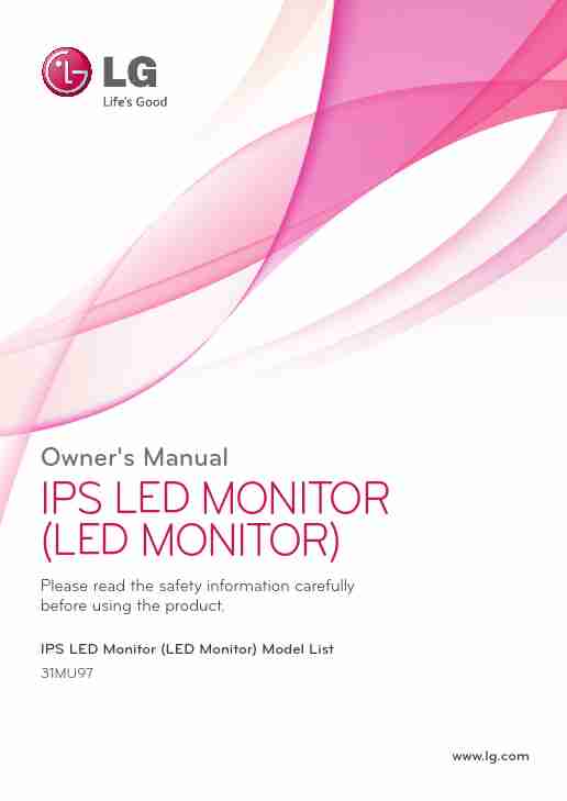 LG Electronics Computer Monitor 31mu97-page_pdf